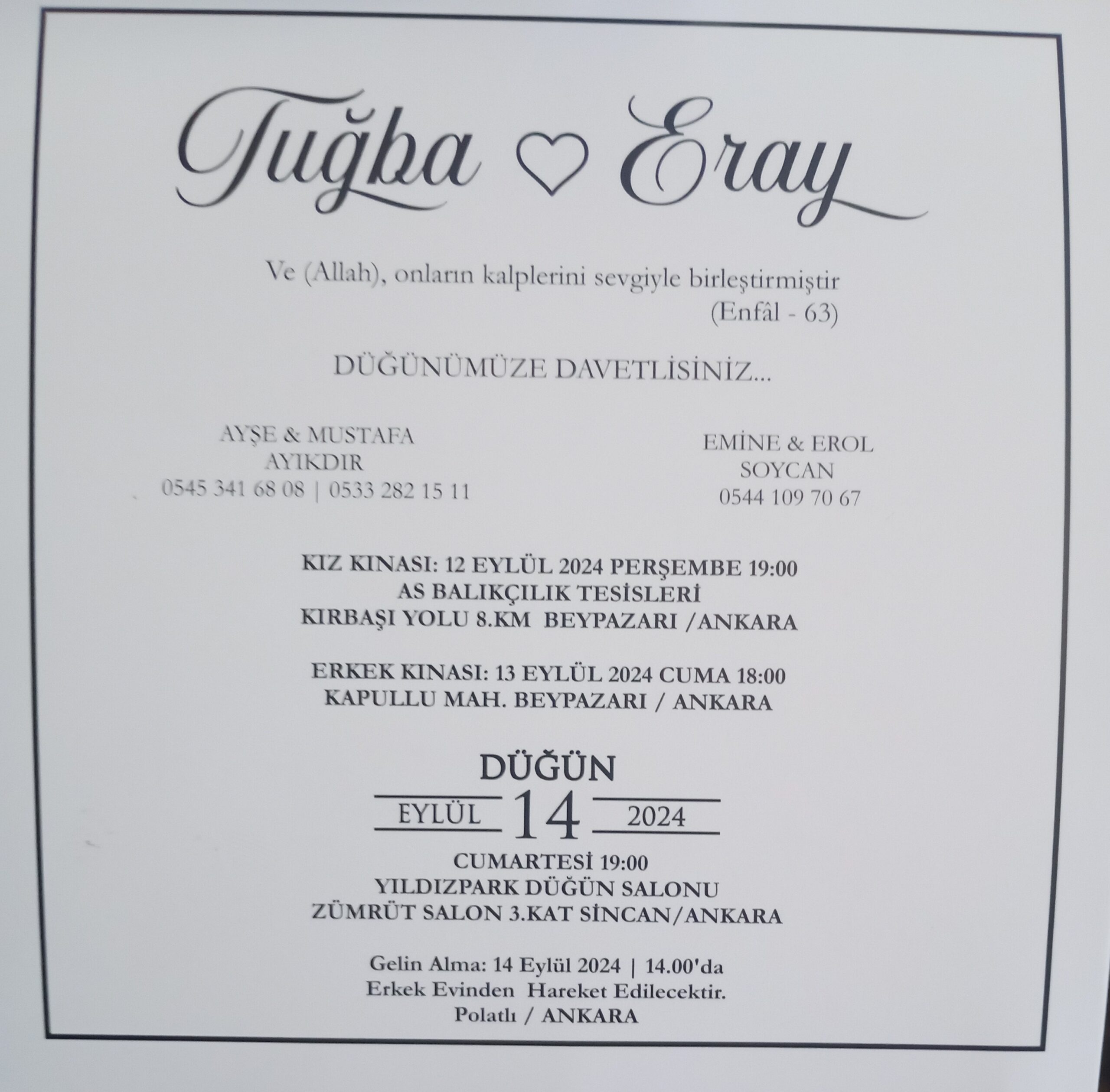 Eray Soycan Düğün Merasimi